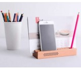 Wooden SmartPhone Speaker Sound Amplifier Stand Dock  Pen Pencil Stand Holder Photo Card Holder