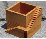 Wooden Architectural  Succulent Planter / Plant Pot / Flower Pot / Bonsai Pot