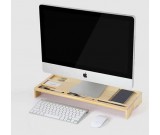 Wooden Unibody Monitor / iMac Stand Desk Organizer