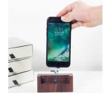 Wooden USB Type C Lightning Charging Dock Charger Station 