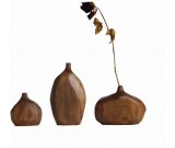 Handmade Wooden Vase,Black Walnut