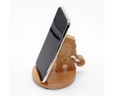 Wooden Cute Monkey Phone Holder