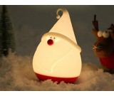 Cute Christmas Snowman Night Light Silicone Pat Light