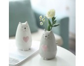 Cute Ceramic Animal Decorative Small Vase