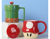 Super Mario Game Water Pipeline Mushroom Mug