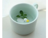  3D Cute Cartoon Animal Figurine Ceramic Coffee Cup 