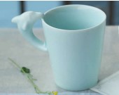 3D Dolphin Ceramic Coffee Cup