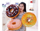 3D Doughnut  Throw Pillow Office Nap Pillow