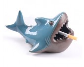 Creative Marine Style Ferocious Shark Ceramic Ashtray