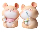 Cute cartoon little mouse change piggy bank Children gift idea