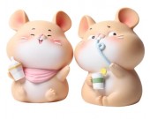 Cute cartoon little mouse change piggy bank Children gift idea