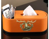 Exquisite fashion elk decoration tissue box remote control storage box