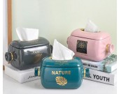 Creative candy ceramic living room decoration tissue box