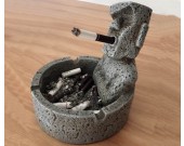 Vintage funny giant stone people decorative ashtray Desktop ornaments