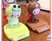 Cute happy cartoon animal desktop phone holder