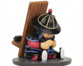 Cute ancient cartoon soldier mobile phone holder