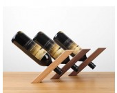 Japanese style simple support wood wine holder Bottle rack