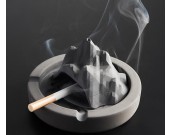 Creative mountain peak shape concrete ashtray bar shop decoration