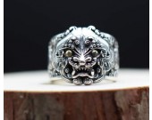 Creative Ancient Greek Animal Sterling Silver Ring