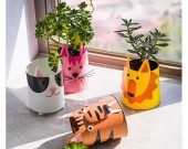 Pastoral Animal Decorative Iron Flowerpot