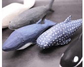 Hand-carved Wooden Whale Decoration Ornaments