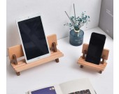 Creative Desktop Wooden Mini Chair Phone Holder,iPad Stand