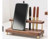 Black Walnut Wooden Pen Holder Phone Holder Ipad Stand