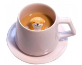 Happy Shiba Inu Ceramic Coffee Cup