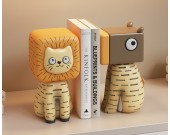 Abstract Cartoon Animals Office Organizing Bookends