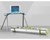 Adjustable Portable Foldable floor Holder for  Ipad / PAD / Phone / Tablet 