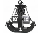 Mini Anchor Shaped Auto Flip Clock