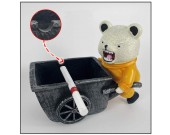 Angry Cartoon Bear Desktop Decoration Ashtray