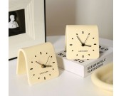 Simple Art Ceramic Silent Desk Clock