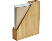 Bamboo Desk Office Magazine & A4 File Folder Organizer