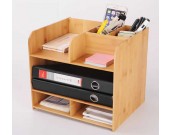 Bambooo Desk Office  Supplies Organizer 