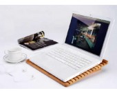  Bamboo Desktop Stand Holder for Macbooks & Laptops Notebook 