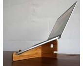 Bamboo  Laptop Stand Portable Foldable Ergonomic Desktop Stand Holder Mount for Macbook Air Macbook Pro 15\" 13\" & Other Laptop Notebook