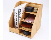 Bamboo Magizine File Rack School & Office Supplies Organizer