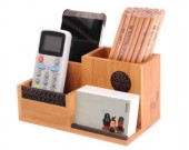 Bamboo Multi-Function Desktop Organizer