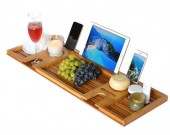 Bamboo Serving Tray and Organizer 