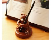 Bear Pen Holder in an Embrace