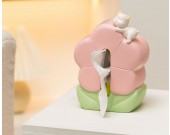 Beautiful Desktop Decoration Flower Tissue Box