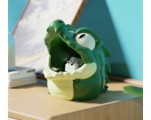 Big-eyed Crocodile Desktop Storage Box and Decorative Ornament