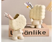 Creative Biscuit Office Desk Organizer Pen Holder