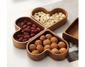 Black Walnut Heart-shaped Candy,Nut Storage Tray