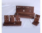  Black walnut Jewelry  Earrings Holder Earring Display Stand Jewelry Display shelf Show Case Organizer Tray