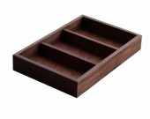 Black walnut Wood Drawer Storage Organizer Box