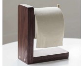 Black Walnut Wooden Toilet Paper Roll Holder 