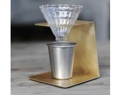 Brass Pour-Over Coffee Station 