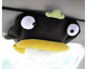 Car Sun Visor Plush Monster Tissue Box